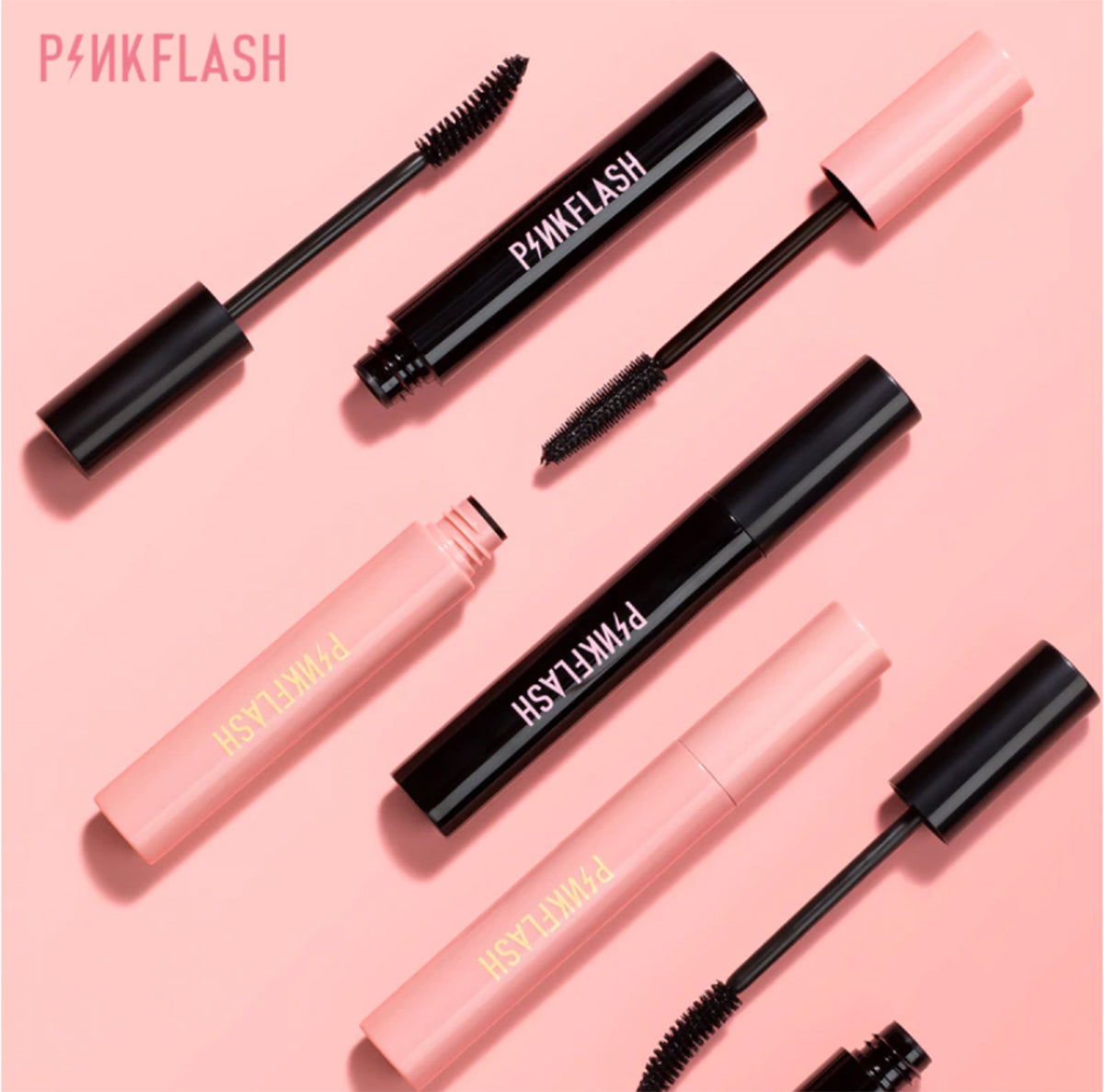 Pinkflash Waterproof Natural Stretches Microwave Rich In Fiber Mascara 7Ml E08