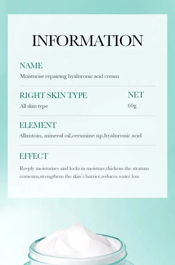 BIOAQUA Hyaluronic Acid Face Cream Whitening Moisturizing Brightening Repairing Anti Wrinkle Facial Cream 60g
