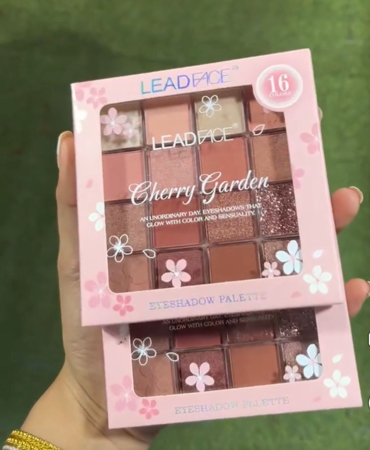 LEAD FACE 16colors Cherry Garden Eyeshadow Palette - Image 3