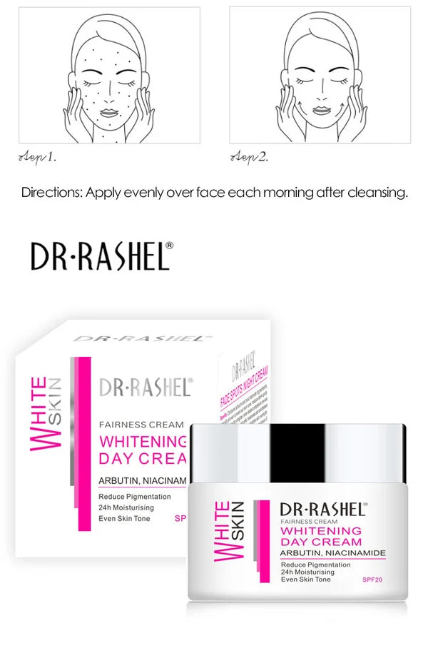 Dr.Rashel Reduce Pigmentation Moisturizing Skin White Day Cream Vitamin E Cream 50G