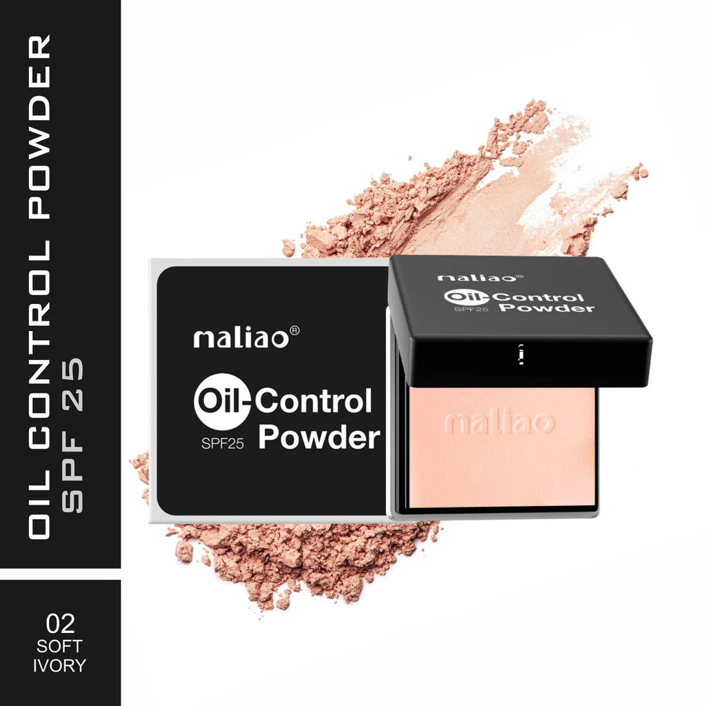 Maliao Oil-Control Powder SPF 25 - Shine-Free Perfection with Sun Protection