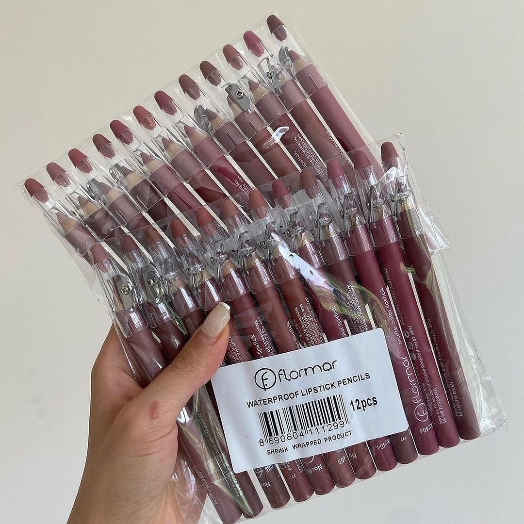 FLORMAR MATTE LIPSTICK PENCIL (Pack of 12pcs)