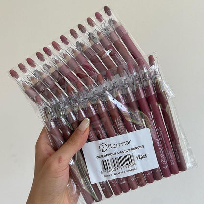 FLORMAR MATTE LIPSTICK PENCIL (Pack of 12pcs)