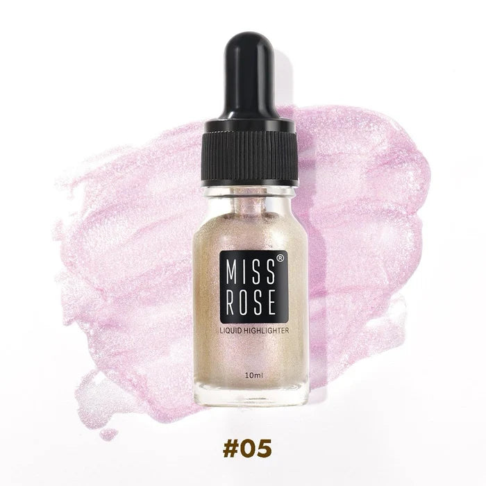 Miss Rose Professional Makeup High Beam Liquid Glitter Highlighter 10ml