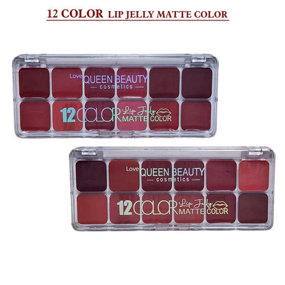 Queen Beauty 12 Color Lipstick Palette - image 3