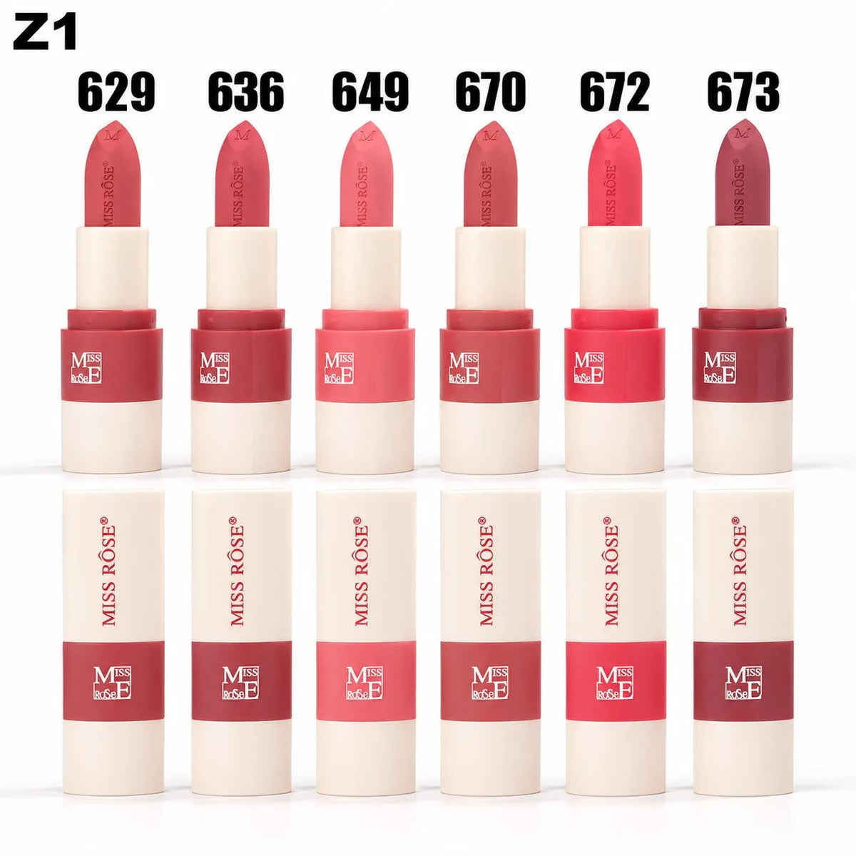 Miss Rose Azure Sky & Vermilion Lipstick - image 3