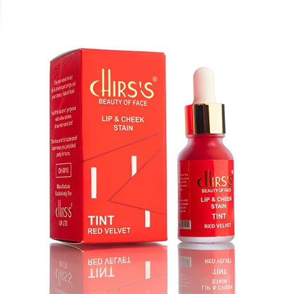 Chris’s Lip & Cheek Stain Tint Red Velvet Color