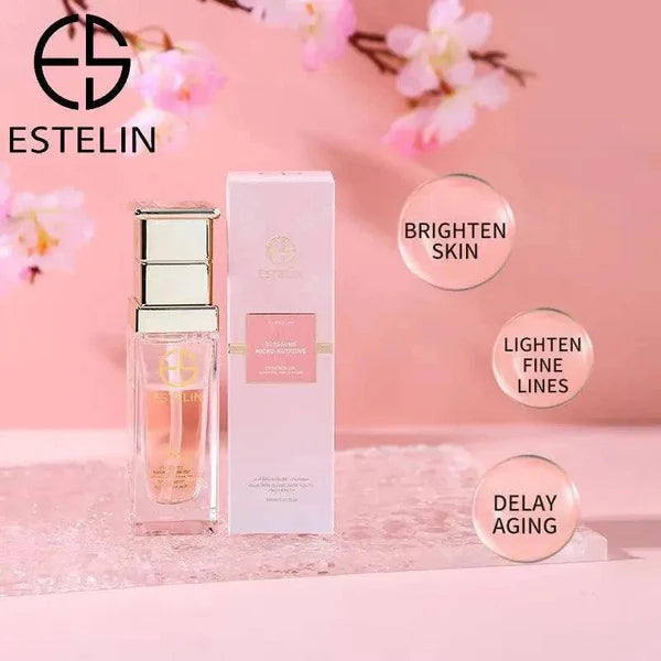 ESTELIN Cherry Blossoms Micro-nutritive Double Layer Essence Oil 30ml