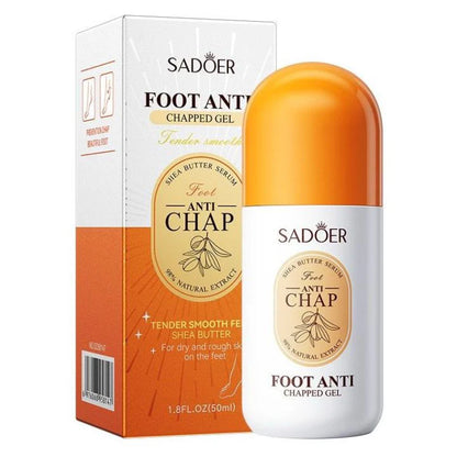 SADOER Foot Anti Chapped Gel Tender Smooth Feet Shea Butter Improve Dry Rough Skin Roll On Feet Gel 50ml