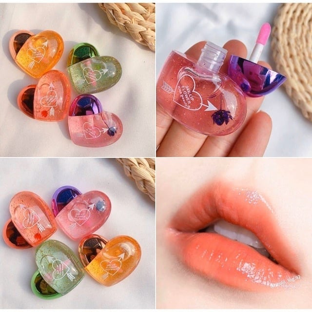 Mocallure Heart Lip Transparent Gloss Set of 4pcs