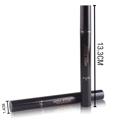 Miss Rose Makeup Liquid Black Seal Eyeliner Pencil Quick Dry Waterproof With Stamp