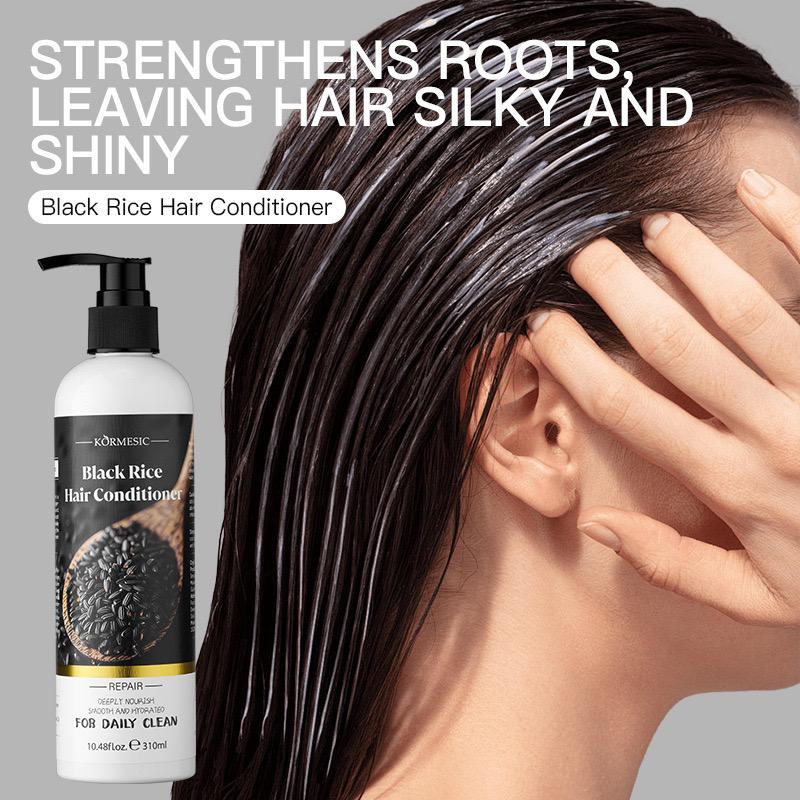 KORMESIC Black Rice Shampoo – Nourish & Strengthen for Healthy Hair (single piece)