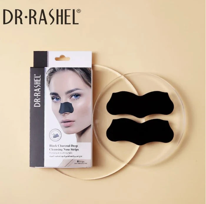 Dr.Rashel 6 Strip Black Charcoal Deep Cleansing Nose Strips
