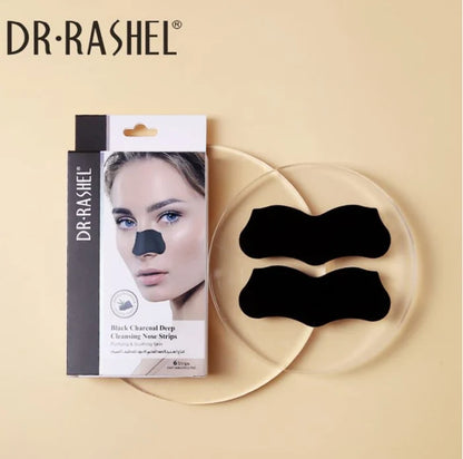 Dr.Rashel 6 Strip Black Charcoal Deep Cleansing Nose Strips