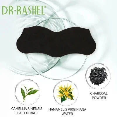 Dr.Rashel 6 Strip Black Charcoal Deep Cleansing Nose Strips