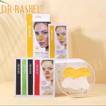 Dr.Rashel 6 Strip Black Charcoal Deep Cleansing Nose Strips