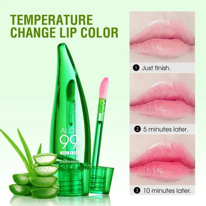 Alovara Aloe Vera Hydrating Lip Gloss - Moisturizing Shine for Luscious Lips