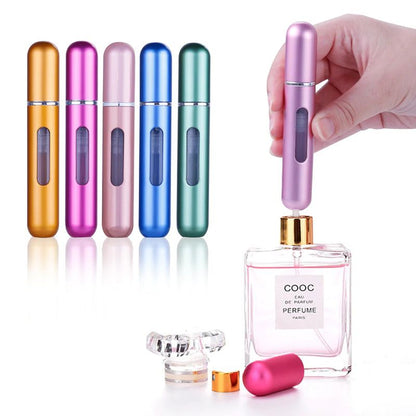 Mini Refillable Perfume Atomizer Bottle for Travel Spray Scent Pump Case 5ml