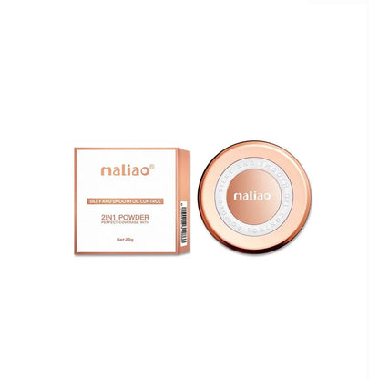 Maliao 2 in1 Perfect Coverage Powder For Girls & Women 20g