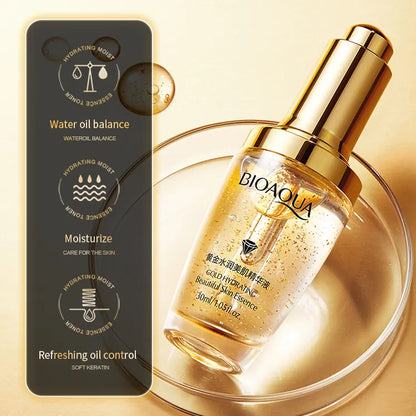 BIOAQUA 24K Gold Skin Care Liquid Essence Face Serum