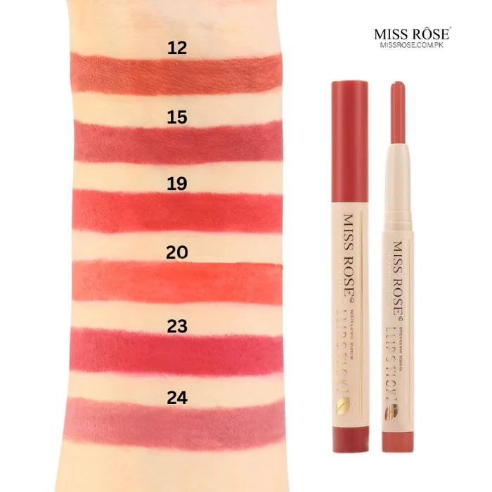 Miss Rose 12pcs Dream Glide Lipstick