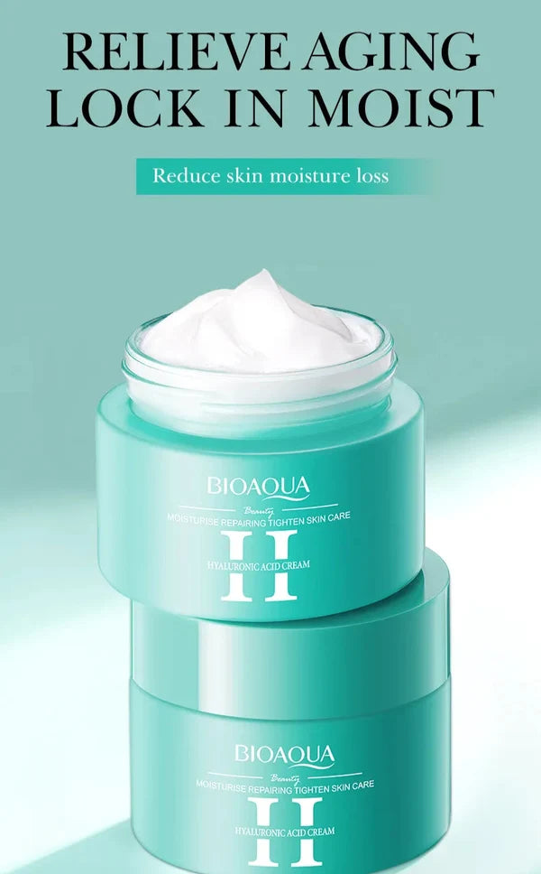 BIOAQUA Hyaluronic Acid Face Cream Whitening Moisturizing Brightening Repairing Anti Wrinkle Facial Cream 60g
