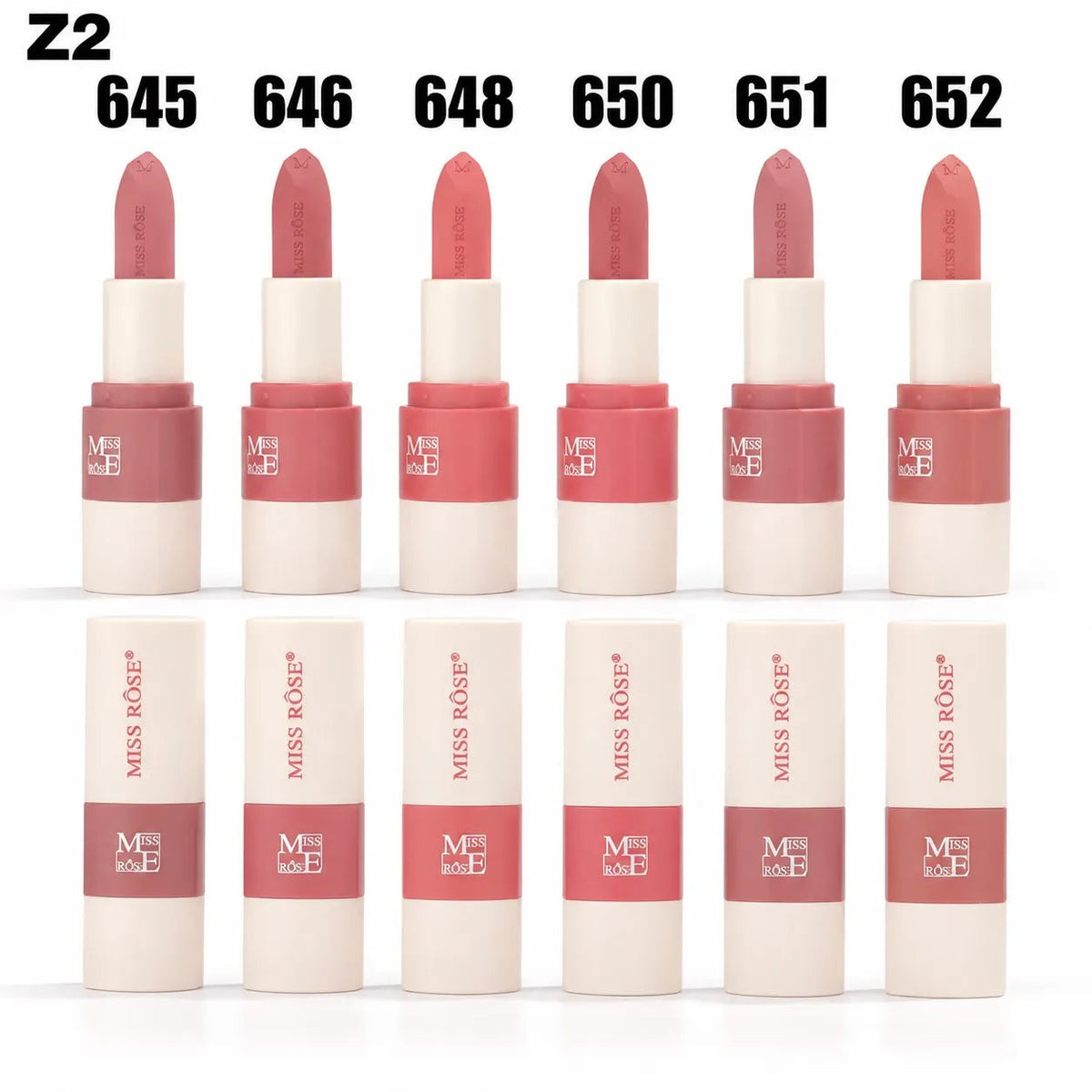 Miss Rose Azure Sky & Vermilion Lipstick - image 2