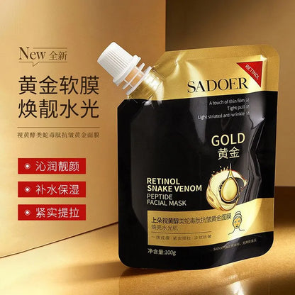 Sadoer Venom Gold Mask Retinol Peptide Facial Mask 100g