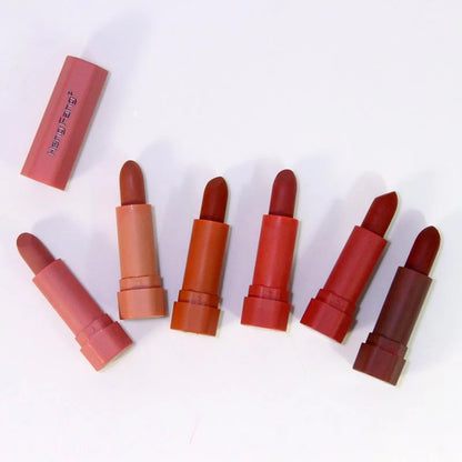 Hengfang 6pcs Mini Velvet Lipstick Waterproof (Multi Edition)