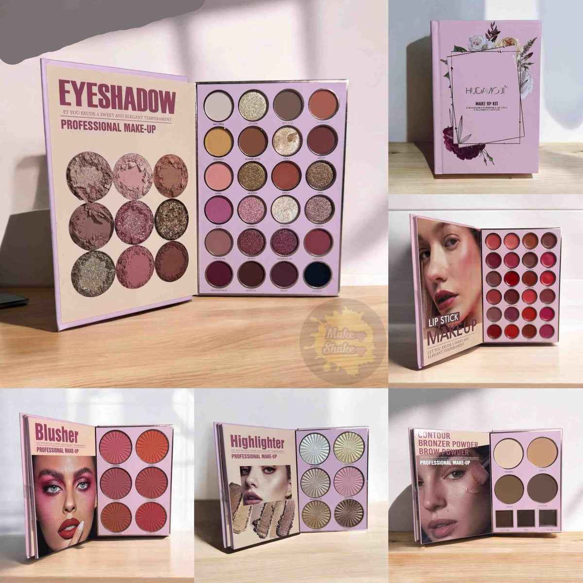 HUDAMOJI 5 Pages All In One Make-Up Book Palette - Image 1