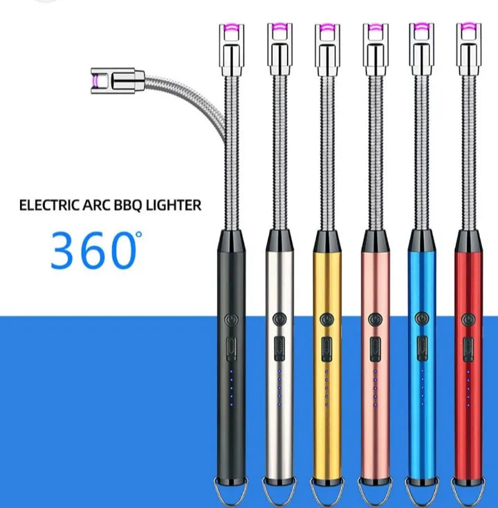 USB Rechargeable Flexible Electric Lighter Atomic Plasma Spark Lighter