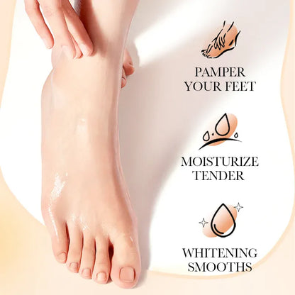 SADOER Vitamin C Skin Care Dark Skin Lightening & Whitening Moisturizing Foot Mask Moisture Soft Hyaluronic Acid Dark Knuckle Foot Mask 35g