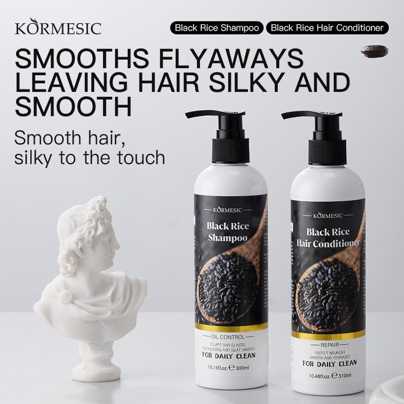 KORMESIC Black Rice Shampoo – Nourish & Strengthen for Healthy Hair (single piece)