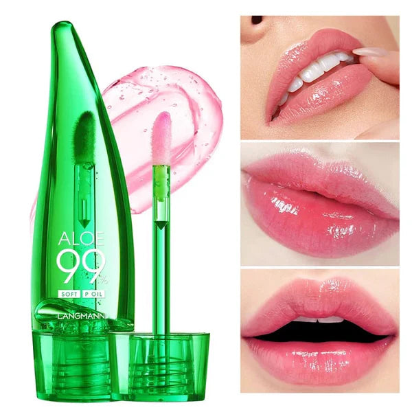 Alovara Aloe Vera Hydrating Lip Gloss - Moisturizing Shine for Luscious Lips