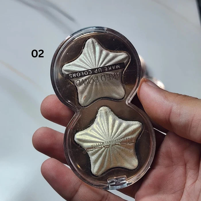 MSYAHO Star Baked Powder Palette | Multi‑Color Radiance