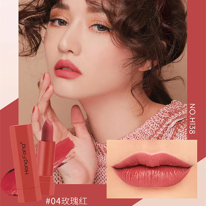 Hengfang 6pcs Mini Velvet Lipstick Waterproof (Multi Edition)