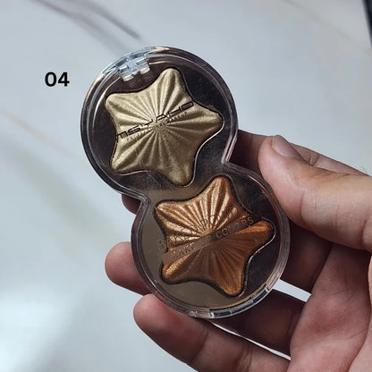 MSYAHO Star Baked Powder Palette | Multi‑Color Radiance