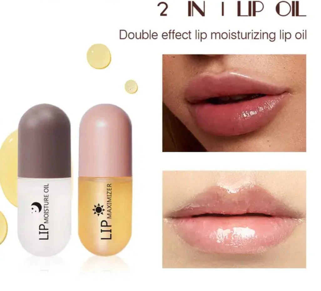 2 in 1 Lip Plumper Set Day And Night Lip