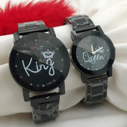 2Pcs/Set Couple Watch Fashion Creative Personality Lovers Quartz Watches watch for men watch for girl