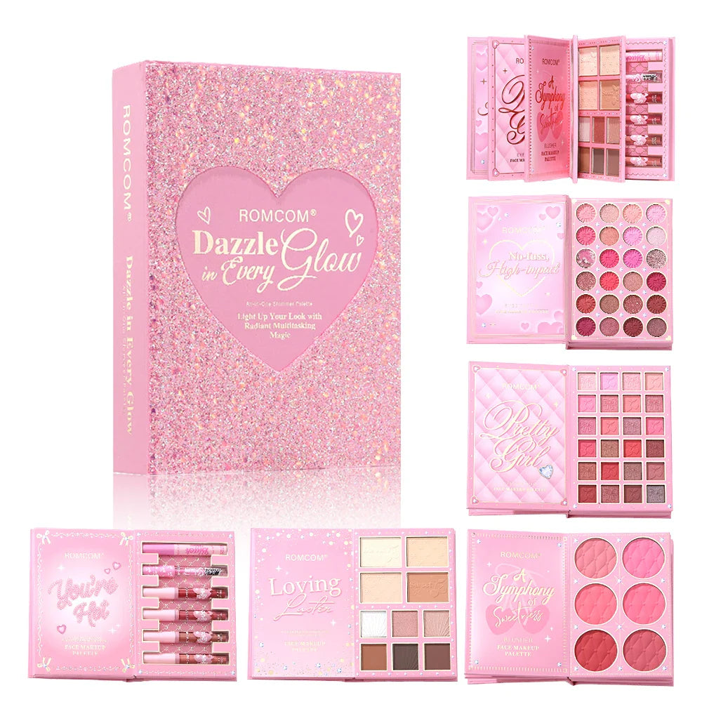 Romcom Dazzle Glow All In One Makeup Book Palette