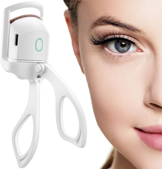 Electric USB Rechargeable Eyelash Curler With 2 Level Temp Quick Heating