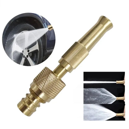 High Pressure Brass Nozzle Full Copper Material Integrated Direct Water Spray Nozzle Gun