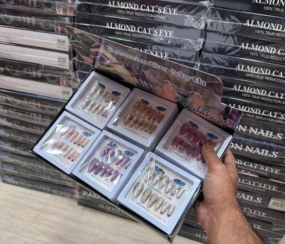 Romantic Myth Cat Eye Mirror Nails 6*12pcs Box