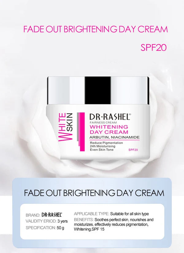Dr.Rashel Reduce Pigmentation Moisturizing Skin White Day Cream Vitamin E Cream 50G