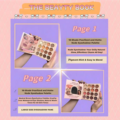 IGOODCO All in One Charming 7 Fold Makeup Book Palette