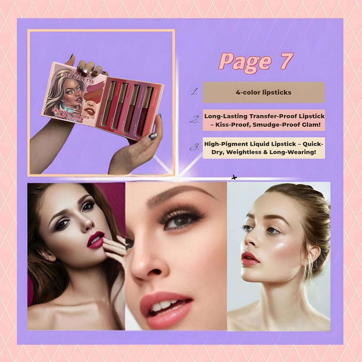 IGOODCO All in One Charming 7 Fold Makeup Book Palette
