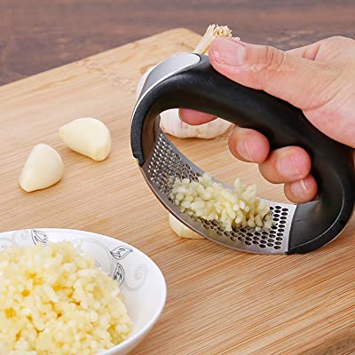 Garlic Press Manual Garlic Masher