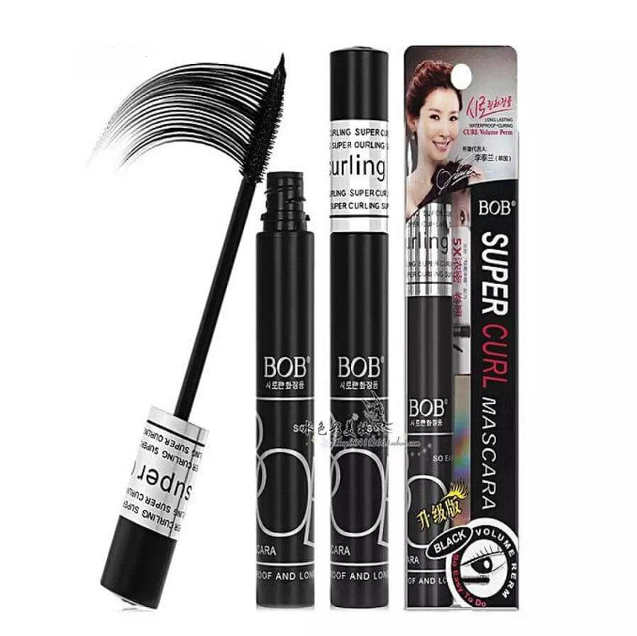 Bob Super Curl Waterproof Here Charm Eyes Long Lasting Black Dense Mascara Waterproof For Girls Women