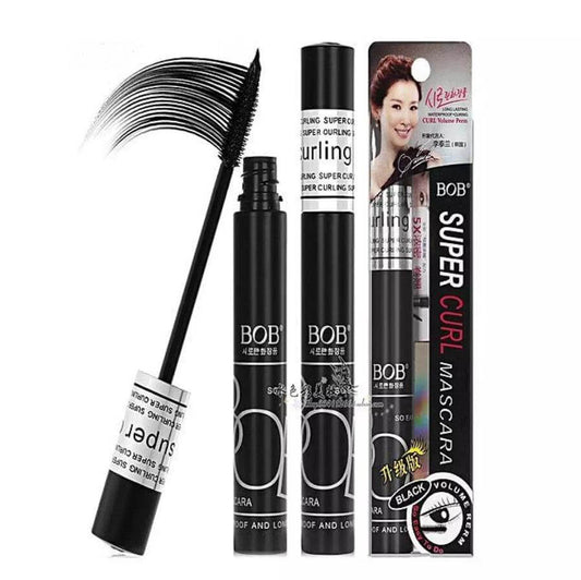 Bob Super Curl Waterproof Here Charm Eyes Long Lasting Black Dense Mascara Waterproof For Girls Women