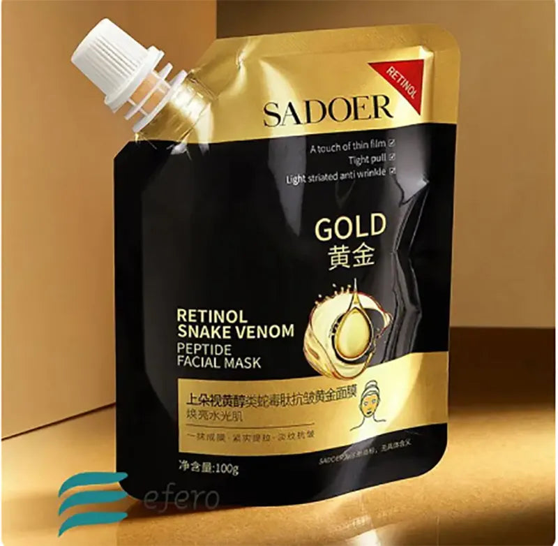 Sadoer Venom Gold Mask Retinol Peptide Facial Mask 100g